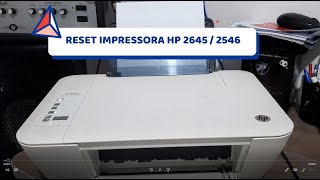 Impressora HP Deskjet 2545 todas as luzes piscando RESOLVIDO [upl. by Tiffy]