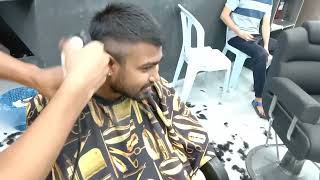 short length layered haircut🌿🌹🍀Haircut style medium newharyanaharharmahadevhairstyle [upl. by Ydoow]