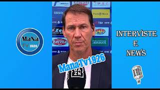 Lecce  Napoli Intervista Garcia [upl. by Iuqcaj]