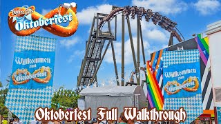 Oktoberfest Full Walkthrough 2022 at Thorpe Park Sept 2022 4K [upl. by Oinotla]