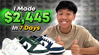 I Made 244539 From Reselling Sneakers In 7 Days [upl. by Silrak]