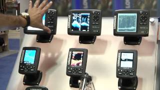 New Lowrance Mark and Elite 4 Series Sonar ICAST 2012 [upl. by Dawson696]