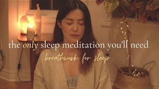 ASMR Breathing for Sleep Meditation Fall Asleep Fast 😴 Guided Meditation for Sleep [upl. by Ruenhcs549]