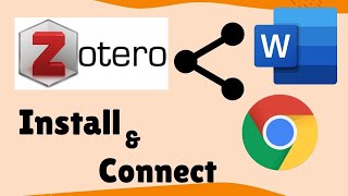 Cara Instal dan Menghubungkan Aplikasi Zotero dengan Chome dan MIcrosoft Word [upl. by Okomot]