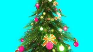 Green Screen Around the Christmas Tree  Footage PixelBoom [upl. by Albie]