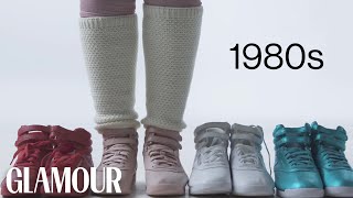 100 Years of Womens Sneakers  Glamour [upl. by Sondra]