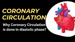 Coronary circulationwhy Coronary circulation is done in diastolic phaseTalentAcademyzh3fh [upl. by Flemming]