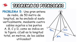 Problema 5  TEOREMA PITÁGORAS [upl. by Citron]