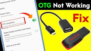 How To Solve OTG Not Working in Mobile  How To Fix Usb OTG Android [upl. by Earissed861]