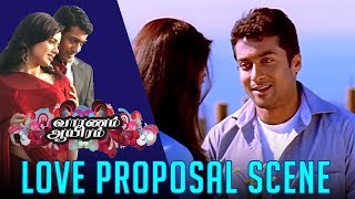 Vaaranam Aayiram  Movie Scene  Love Proposal Scene  Suriya  Sameera Reddy [upl. by Soma]