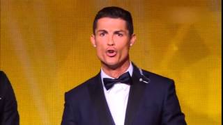 10 Mins Ronaldo Reaction quotSiiiquot Ballon Dor 2014 [upl. by Atik473]