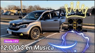 12000 DOLARES EN MUSICA Honda CRV 20072011 modificada [upl. by Harimas923]