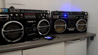 Crown Ghettoblaster SZ5100 SL Bluetooth Performance Test [upl. by Oiram]