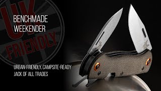 Benchmade Weekender Urbanfriendly Campsiteready Jack of all Trades [upl. by Fillender]