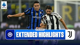 Inter vs Juventus Extended Highlights  Serie A  CBS Sports Golazo [upl. by Altman]