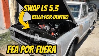 Swap LS 53 Chevrolet C10 Cheyenne Modificada [upl. by Joelle654]