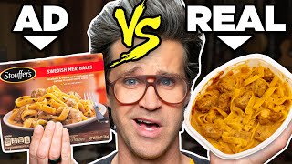 Frozen Food Ads vs Real Life Food Test [upl. by Adnileb]