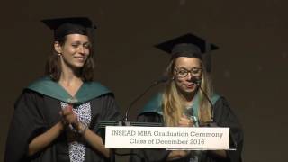 INSEAD MBA Class 16D Graduation  Teachers awards [upl. by Anazus]