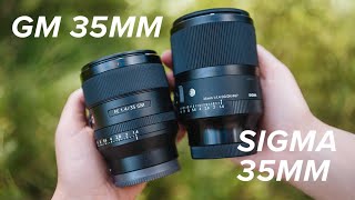 Sony GM vs Sigma 35mm f14  Can you tell the difference [upl. by Dleifyar]