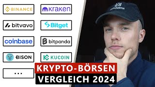 KryptoBörsen Vergleich 2024 ✅ Welche ist die BESTE Kryptobörse zum Bitcoin amp Kryptowährungen kaufen [upl. by Blank221]