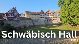 Schwabisch Hall Germany  Virtual Walk 4K 60 FPS [upl. by Ranip]