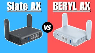 glinet GLMT3000 vs glinet GLAXT1800  Slate AX vs Beryl AX [upl. by Kahle]