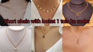 10 gram gold chain  with locket  latest gold chain designs 2024 [upl. by Welcy]