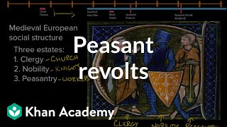 Peasant Revolts  World History  Khan Academy [upl. by Yklam]