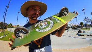 TWO WHEEL SKATEBOARD AND FOAM GLIDERBOARD  YOU MAKE IT WE SKATE IT EP 35 [upl. by Rodney]