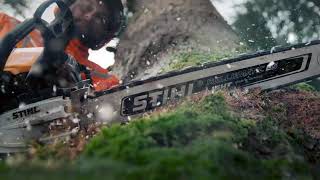 Tronçonneuse Thermique MS 500i de Stihl [upl. by Ihtak]