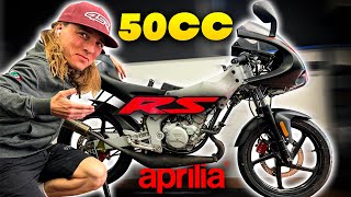 RESTAURO la mia PRIMA MOTO  Al MUGELLO con i 50ini 🔥 [upl. by Wieche]