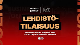 Business Joensuu lehdistötilaisuus Joensuun Maila – Vimpelin Veto 382023 [upl. by Kiker]