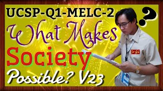 UCSPQ1MELC2 What Makes Society Possible Three Theoretical Perspectives  Sir Job TV  23 [upl. by Annavas142]