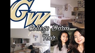 2017 Dorm Tour  GWU Potomac House [upl. by Aivartal]