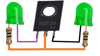 Fili Filop Circuit Working with a Single Transistor and Speed ​​Controlled [upl. by Corsiglia967]