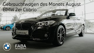 Gebrauchtwagen des Monats August  BMW 2er Cabrio [upl. by Aicaca969]