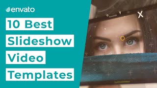 10 Best Slideshow Video Templates 2021 [upl. by Lleinad]