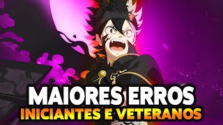 ERROS QUE MATAM SUA CONTA NO BLACK CLOVER MOBILE E VOCÊ NEM NOTA [upl. by Reinke]