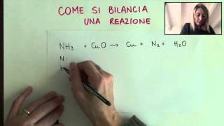 come si bilancia una reazione [upl. by Galloway]