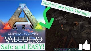 AVOIDING DEATH TUTORIAL Valguero Spider Cave Walk Through On Official [upl. by Anohsal661]