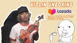 LAZADA VIOLIN FOR JUST 1989 PESOS SULIT KAYA VIOLIN EXPEDITION EPISODE 1 WITH ENGLISH SUBS [upl. by Dannica]