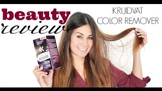 Review Kruidvat Color Remover [upl. by Emersen]