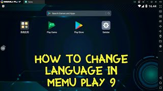 Cara Mengubah Bahasa di Memu Play 9 Menjadi Bahasa Indonesia [upl. by Aelem]