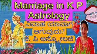 Marriage in K P Astrologyಕೆ ಪಿ ಅಸ್ಟ್ರಾಲಜಿ ಮೂಲಕ ವಿವಾಹ ಸಮಯ ನೋಡುವುದು ಹೇಗೆMarriage event prediction [upl. by Retsbew361]