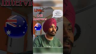 Australia Embassy Interview🇦🇺GTE or GST InterviewHR Harry shorts [upl. by Anaderol]