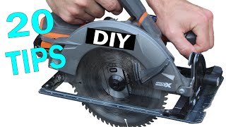 20 Circular Saw Tips for Beginners [upl. by Kenrick884]