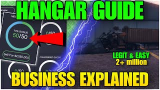 COMPLETE HANGAR MONEY GUIDE Updated 2024 GTAV ONLINE [upl. by Anivol]