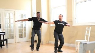 How to Do a Beginner Party Stroll  Step Dance [upl. by Limbert]