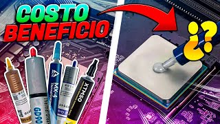 Las Mejores Pastas Termicas Para TU PC ✅Costo Y Beneficio [upl. by Eelyram]