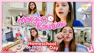 Morgenroutine ☀ 8 Klasse realistische Home School Routine 📚📝 BACK TO SCHOOL 💕 Alles Ava Vlog [upl. by Reham]